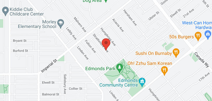 map of 6769 STRATHMORE AVENUE